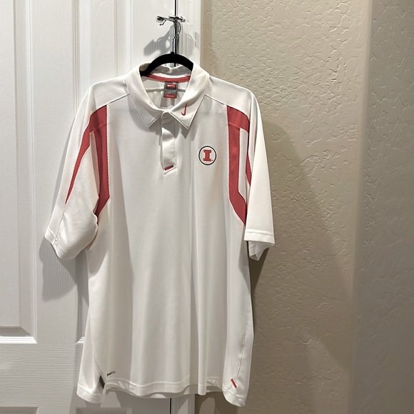 Univ of Illinois Fighting Illini Nike Authentic Athletic Dept Polo. XL - Picture 2 of 7